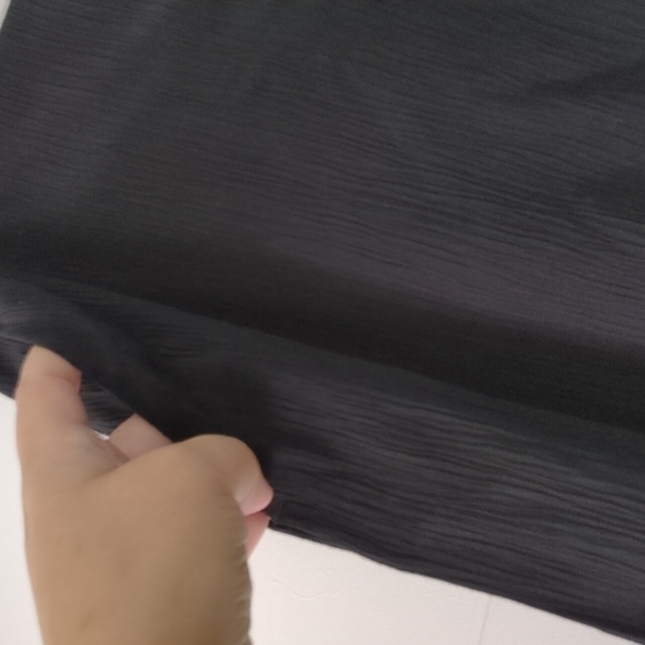 Other stories black crepe viscose wide leg pants - Picture 4 of 8